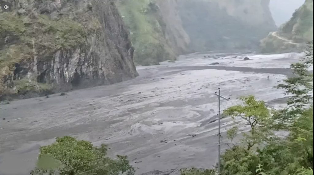 बुढीगण्डकी बाढीमा ३५ घर बगे